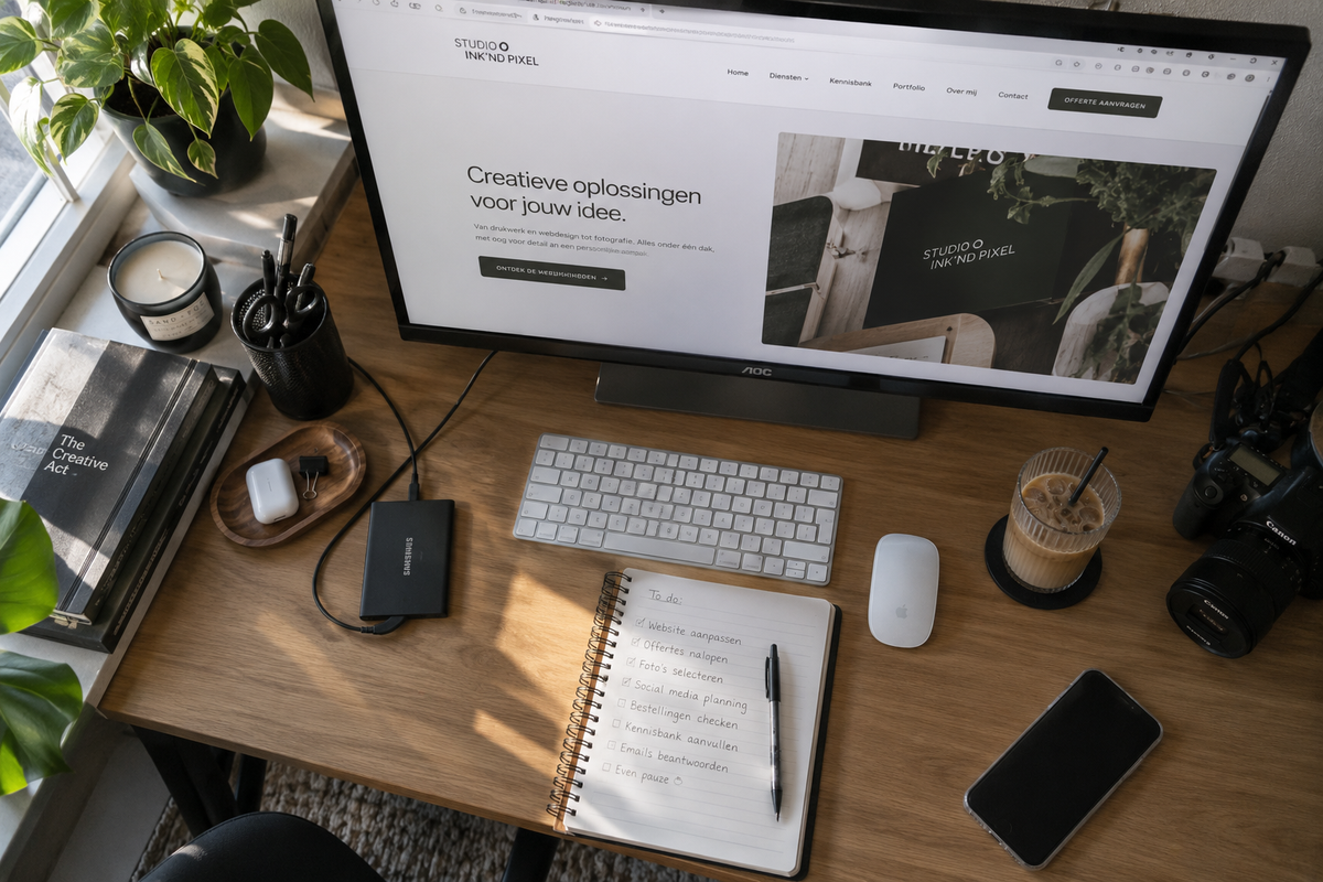 Hosting voor een compacte one-page website
