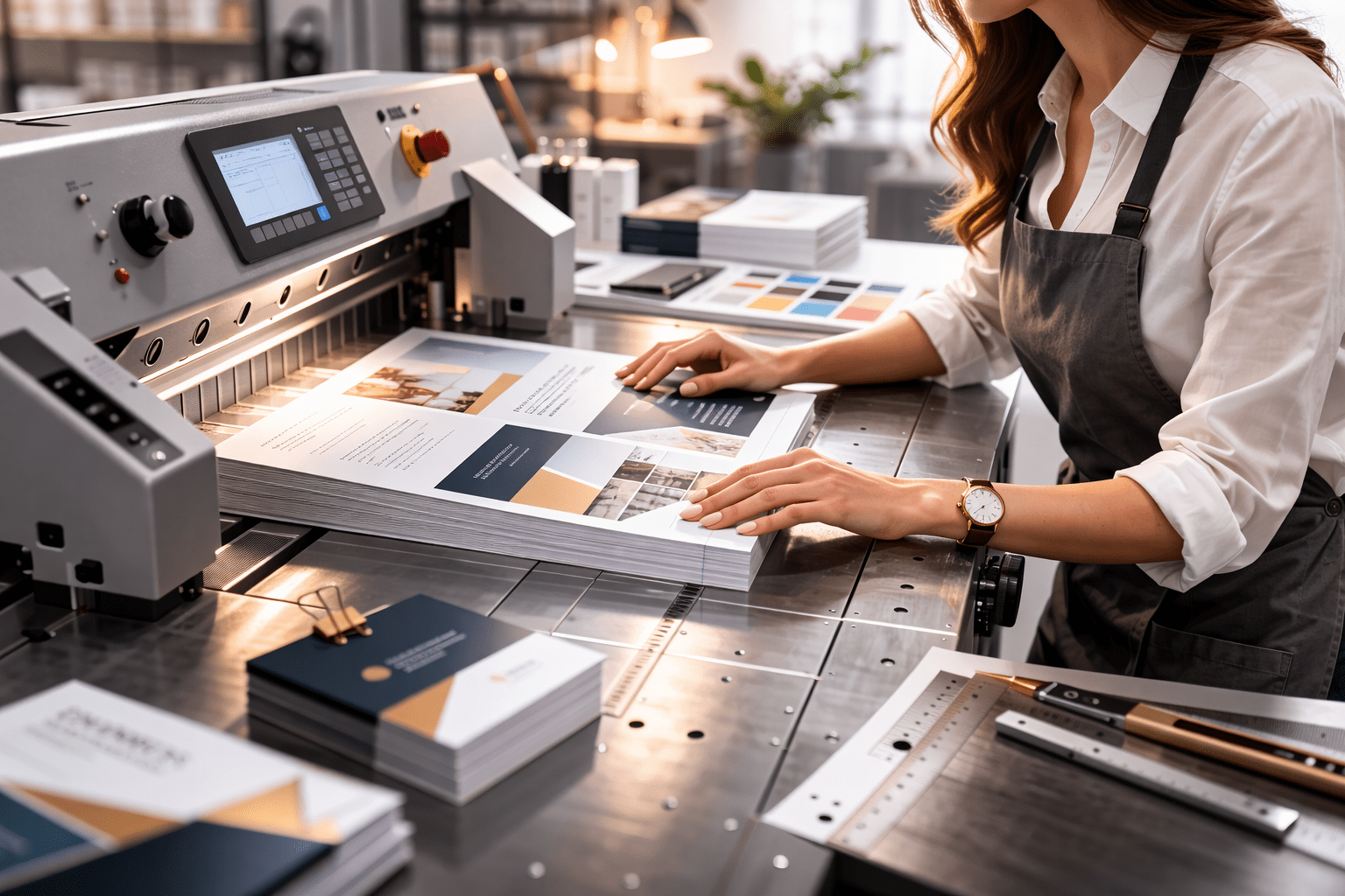 Drukwerk productie proces