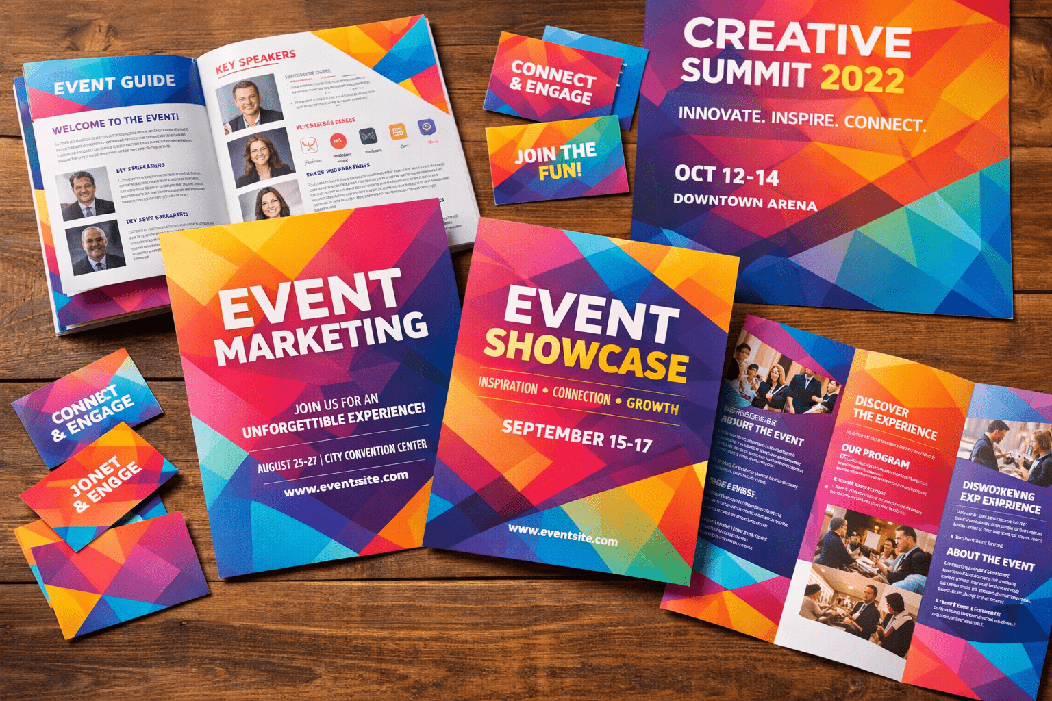 Event marketing flyers