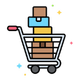 Winkelwagen illustratie